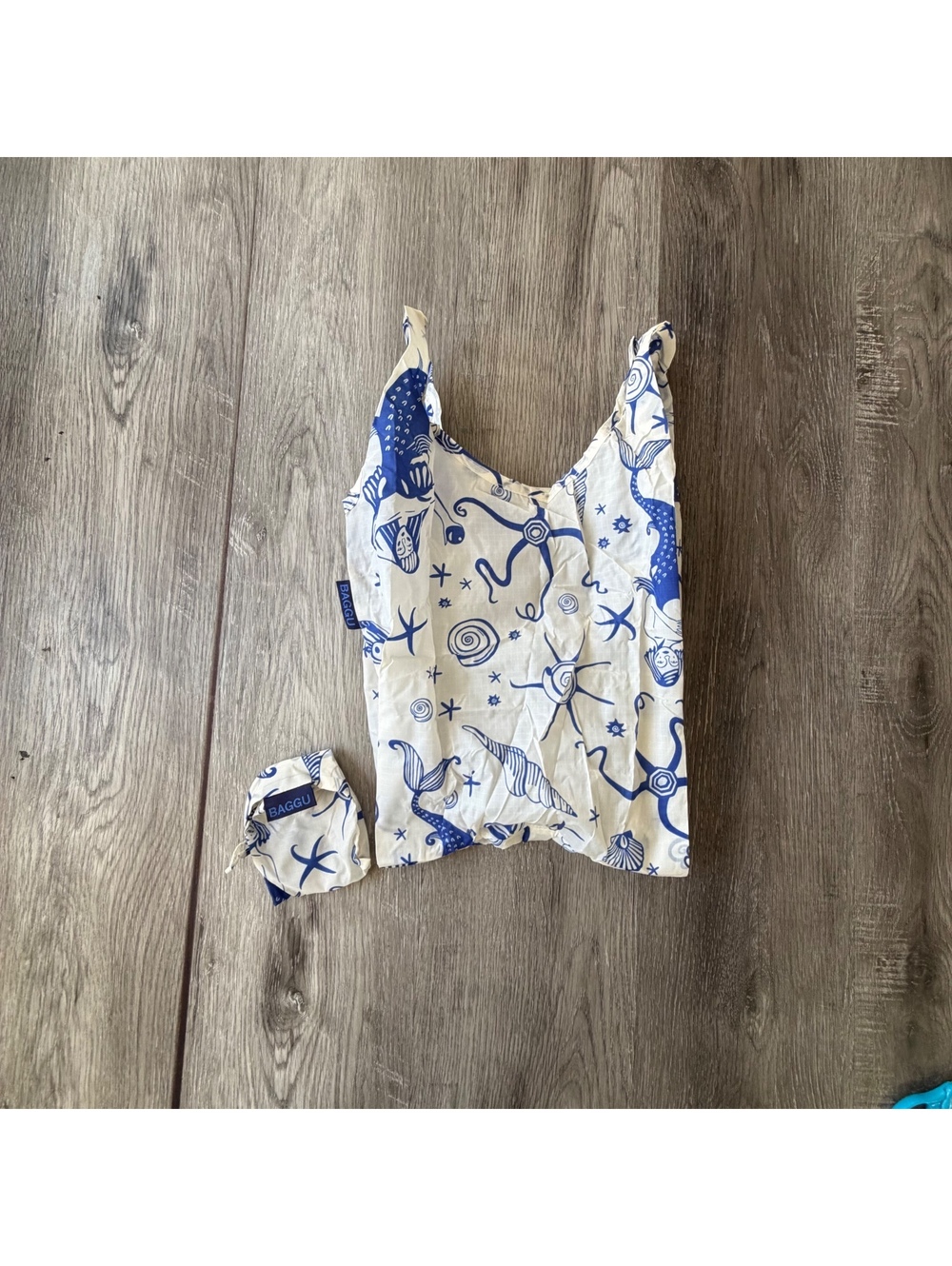 BAGGU Mermaid Shopper Tote Bag
